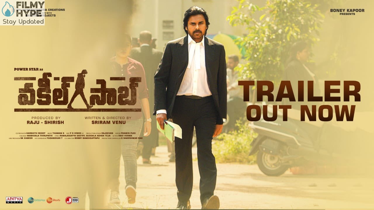 Vakeel Saab Trailer: Out Pawan Kalyan to Play Amitabh Character From Pink