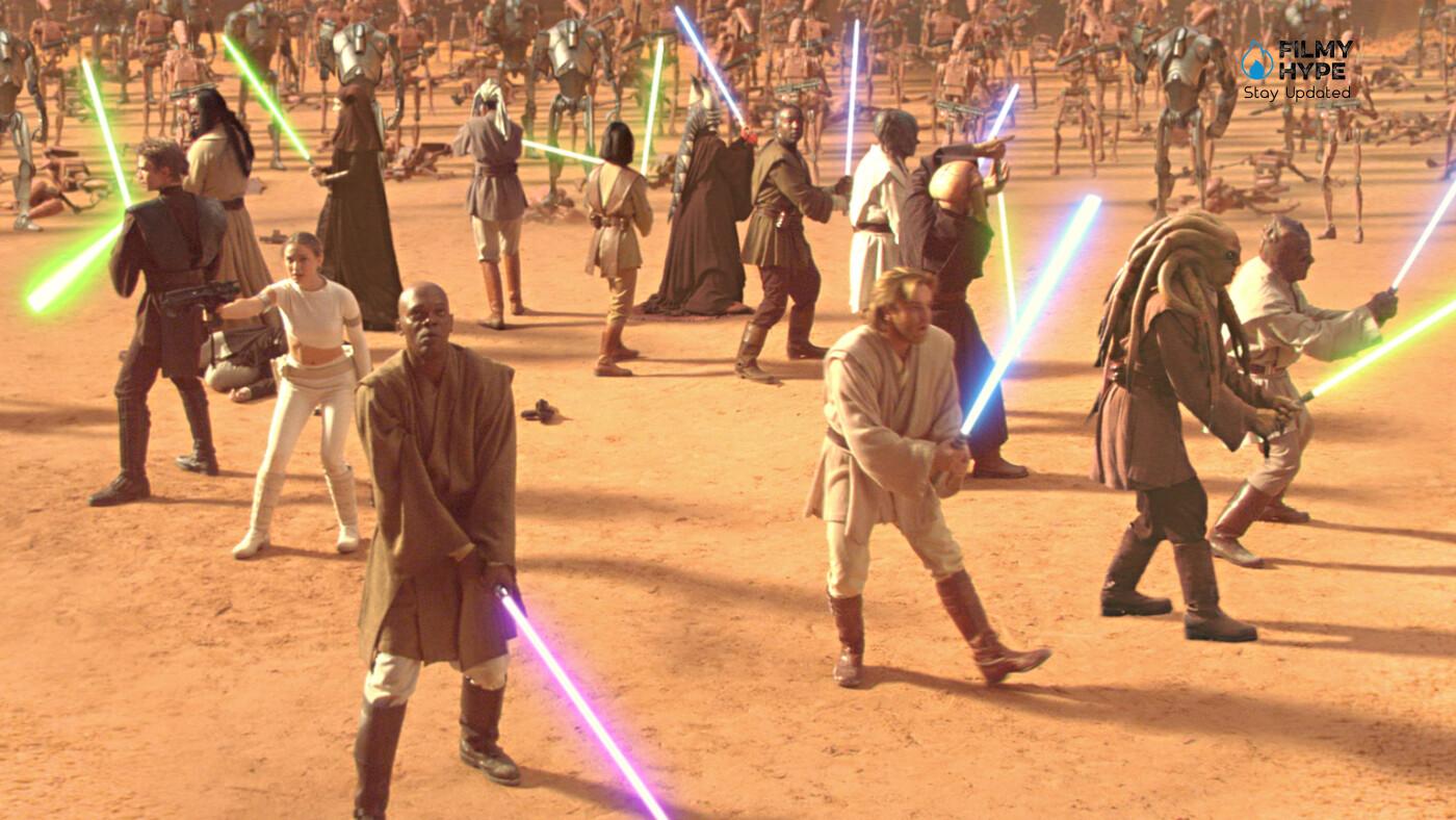 The Battle Of The Jedi On Geonosis