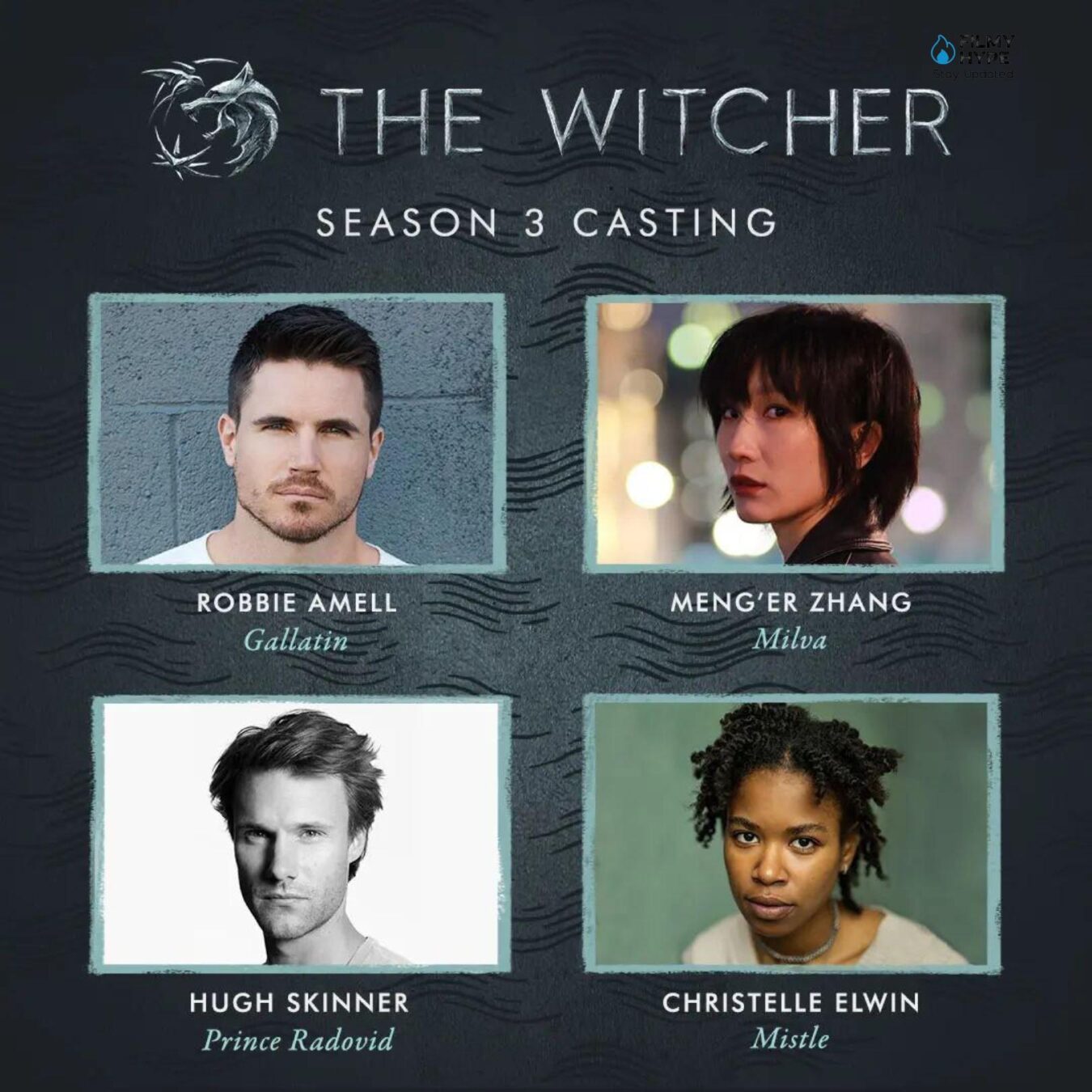 The Witcher 3: New Cast Members Announced!  Robbie Amell, Meng’er Zang, Hugh Skinner and Christelle Elwin