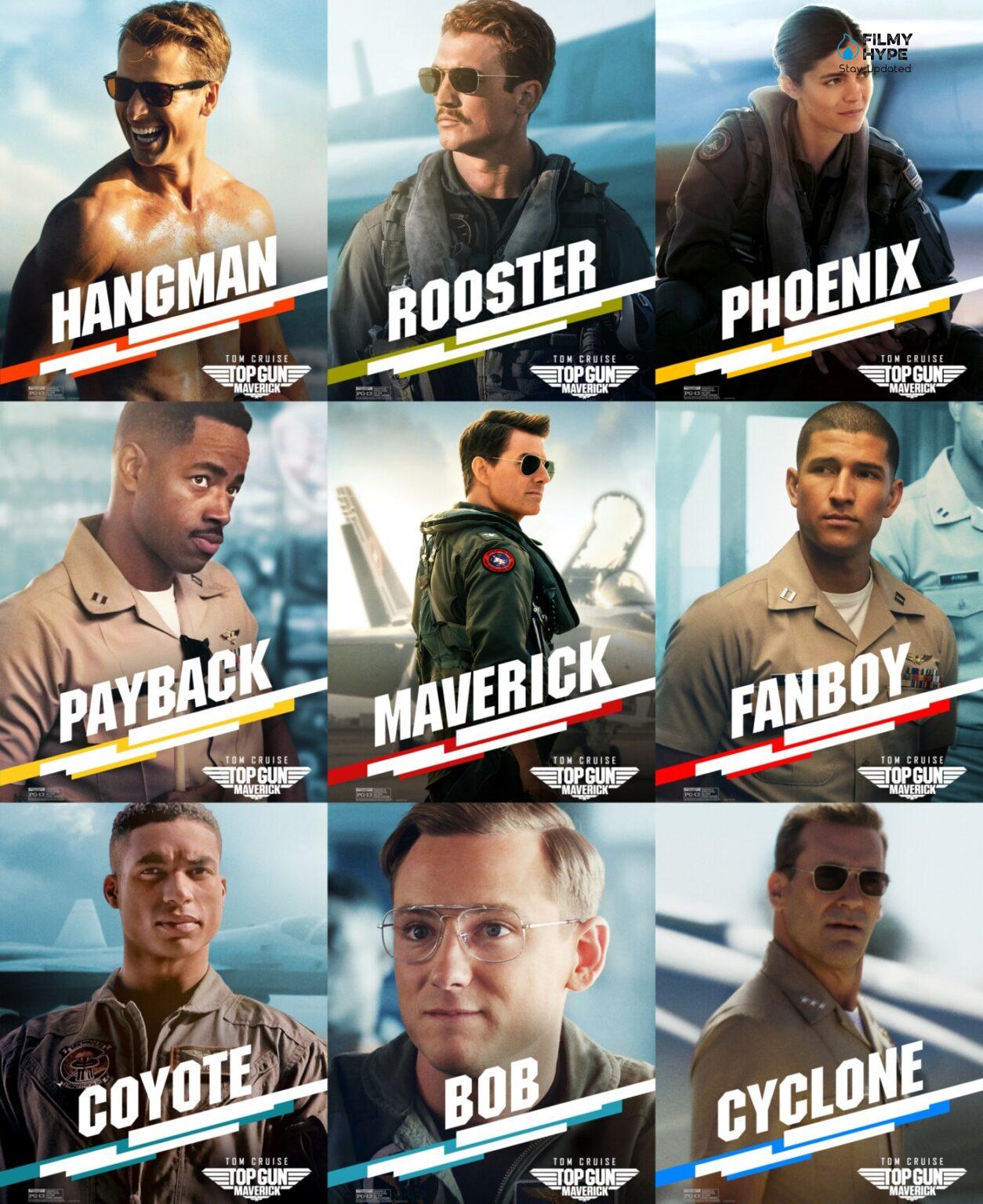 Top Gun Maverick: The Character Posters Of Entire Cast Is Out Now See ...