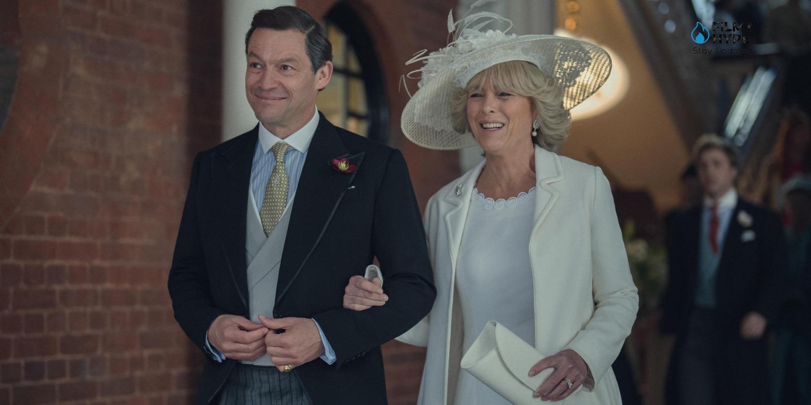 The Crown Season 6 Part 2 First Look Images - Dominic West as Prince Charles & Olivia Williams as Camilla Parker Bowles