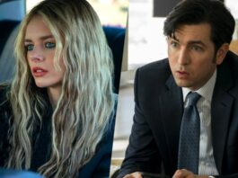 Hivemind Movie Samara Weaving and Nicholas Braun